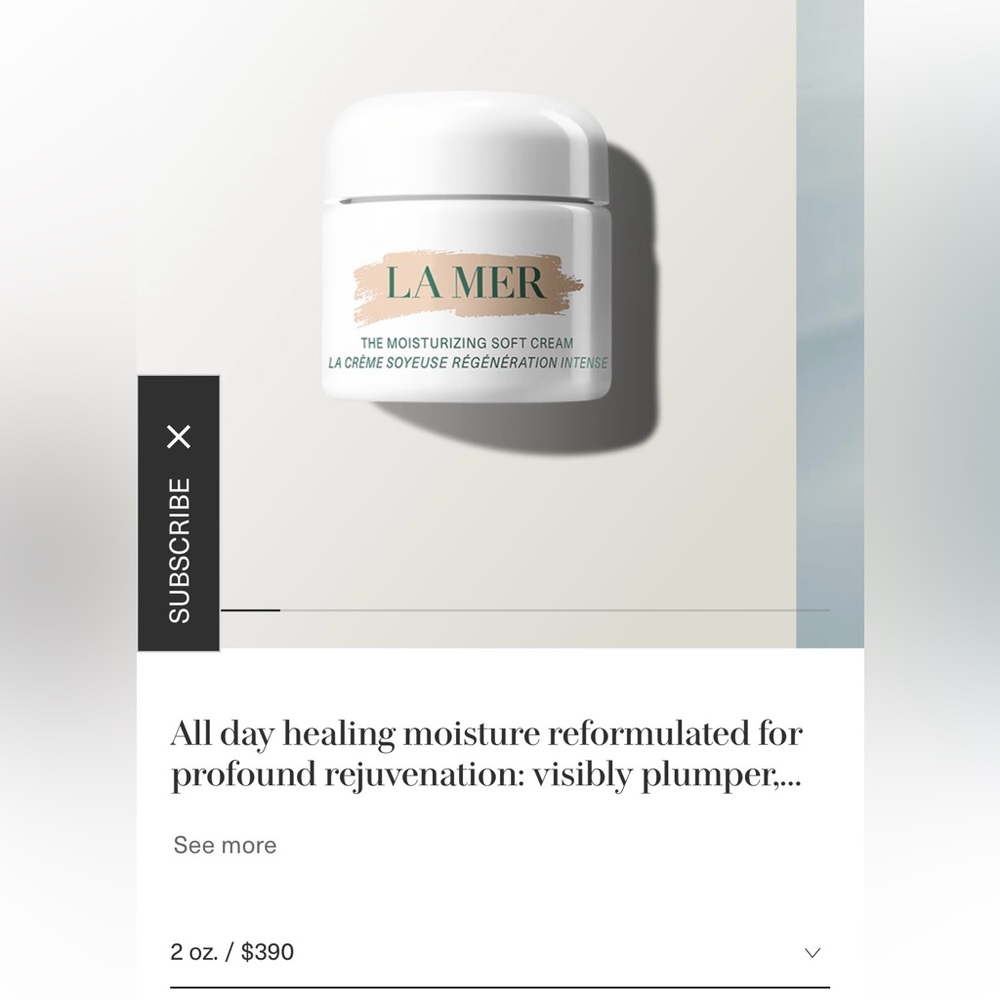 La Mer White Moisturizing Soft Cream Jar